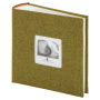 Фотоальбом BRAUBERG на 300 фото 10х15 см, ткань, хаки, 391188 - Фотоальбомы