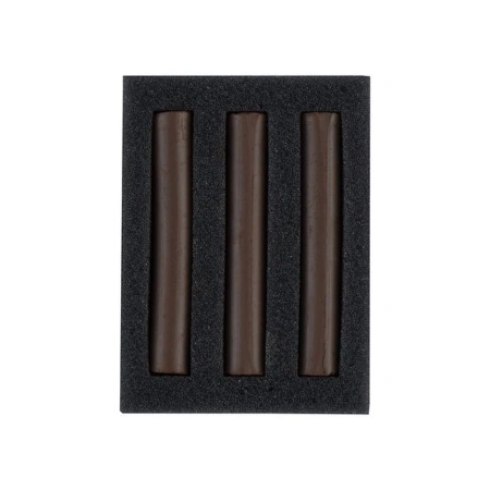 Набор сухих художественных графических материалов "Ладога": сепия светлая 3 мелка - Мел, графит, сепия, сангина, соус, уголь художественные