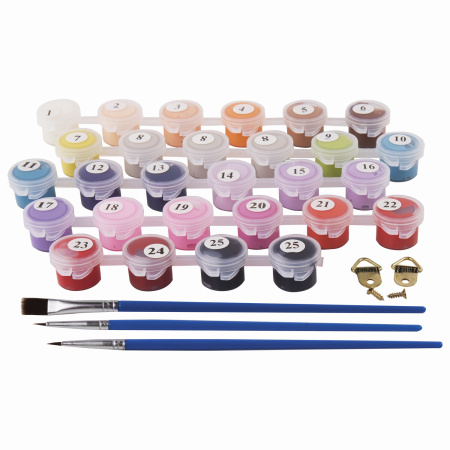 Картина по номерам 40х50 см, ОСТРОВ СОКРОВИЩ "Радужная женщина", на подрамнике, акрил, кисти - Картины по номерам