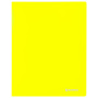 Папка на 2 кольцах BRAUBERG "Neon", 25 мм, внутренний карман, неоновая, желтая, до 170 листов, 0,7 мм, 227457 - Папки на кольцах