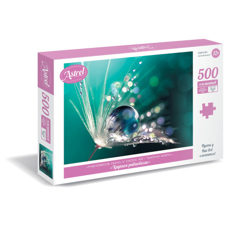 Пазл картонный Astrel 500 элементов АССОРТИ, 10 дизайнов, 330х470 мм, ORIGAMI - Пазлы классические