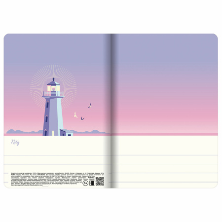 Тетради 40 л. в линию обложка SoftTouch, НАБОР 3 шт., бежевая бумага 70 г/м2, сшивка, А5 (147х210 мм), ПУТЕШЕСТВИЕ, BRAUBERG, 403799 - Тетради 40-48 листов