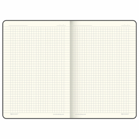 Блокнот А5 (148х218 мм), BRAUBERG "DUO", под кожу с резинкой, 80 л., клетка, зеленый/фиолетовый, 113430 - Бизнес-блокноты и бизнес-тетради