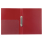 Папка на 2 кольцах BRAUBERG "Стандарт", 25 мм, красная, до 170 листов, 0,8 мм, 221614 - Папки на кольцах