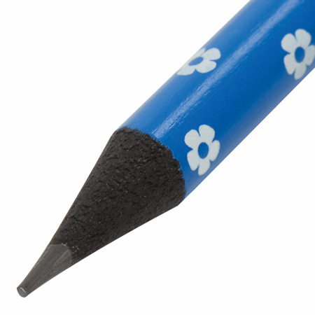 Карандаш чернографитный BRAUBERG "PREMIUM TURKEY", 1 шт., "Daisy", НВ, ассорти, дисплей, 181567 - Карандаши чернографитные