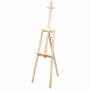 Мольберт напольный из липы "Лира", 67х162х48 см, высота холста до 100 см, BRAUBERG ART DEBUT, 192337 - Мольберты