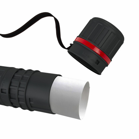 Тубус для чертежей телескопический, длина 65-103 см, формат А0, диаметр 10 см, с ремнем, черный, BRAUBERG, 271258 - Тубусы для чертежей