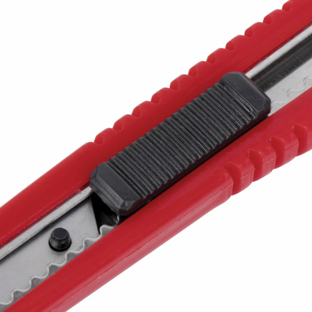 Нож канцелярский 9 мм STAFF "Profit", усиленный, металлические направляющие, автофиксатор, ассорти, 237082 - Ножи канцелярские универсальные