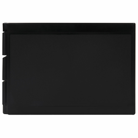 Бокс с 3 выдвижными лотками, корпус чёрный, лотки черные, 235х300х355 мм, BRAUBERG "Office-Expert", 238038 - Блоки закрытых лотков для бумаг