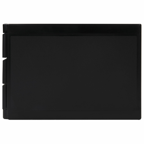 Бокс с 3 выдвижными лотками, корпус чёрный, лотки черные, 235х300х355 мм, BRAUBERG "Office-Expert", 238038 - Блоки закрытых лотков для бумаг