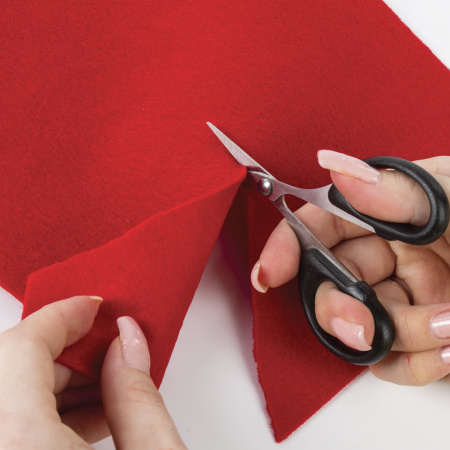 Ножницы для хобби и рукоделия ОСТРОВ СОКРОВИЩ 105 мм, классической формы, черные, 237103 - Ножницы для хобби и рукоделия