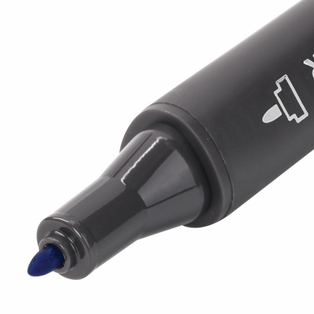 Маркер для скетчинга двусторонний 1 мм - 6 мм BRAUBERG ART CLASSIC, ЯРКО-ГОЛУБОЙ (B016), 151839 - Скетчмаркеры поштучно