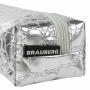 Пенал-косметичка BRAUBERG, "крокодиловая кожа", 20х6х4 см, "Ultra silver", 270851 - Пеналы мягкие