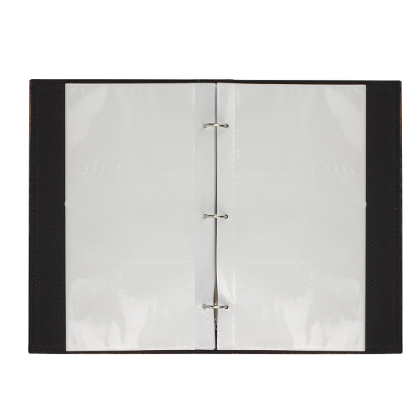 Фотоальбом BRAUBERG на 156 фото 10х15 см, под гладкую кожу, на кольцах, коричневый, 390470 - Фотоальбомы