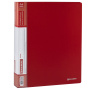 Папка на 4 кольцах, ширина 40 мм, BRAUBERG EXTRA, до 300 листов, КРАСНАЯ, 0,8 мм, 270549 - Папки на кольцах
