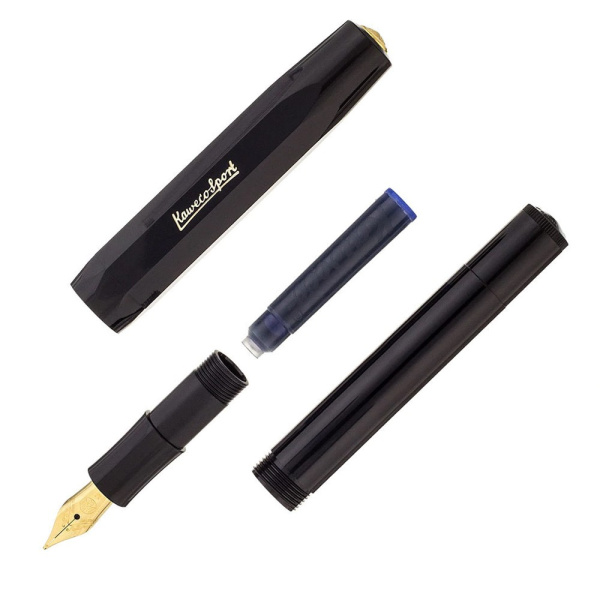Перьевая ручка KAWECO CLASSIC Sport EF 0.5мм черный корпус - Перьевые ручки