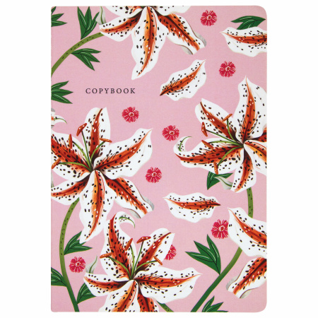 Тетради 40 л. в линию обложка SoftTouch, НАБОР 3 шт., бежевая бумага 70 г/м2, сшивка, А5 (147х210 мм), FLORA, BRAUBERG, 403798 - Тетради 40-48 листов