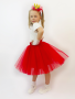 Юбка нарядная из фатина красная - Юбки