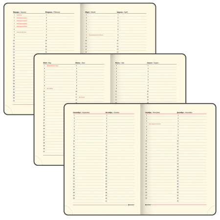 Ежедневник недатированный БОЛЬШОЙ ФОРМАТ 210х297 мм А4, BRAUBERG "Status", 160л, черный, 113360 - Ежедневники с покрытием "под кожу и ткань"