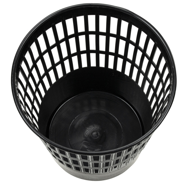 Корзина для бумаг БОЛЬШАЯ, 16 л, сетчатая, черная, BRAUBERG-MAXI, 231165 - Корзины для бумаг