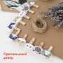 Прищепки декоративные "Котики", 10 штук, 3,5 см, ассорти, со шпагатом, ОСТРОВ СОКРОВИЩ, 662673 - Прищепки для творчества