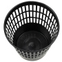Корзина для бумаг БОЛЬШАЯ, 16 л, сетчатая, черная, BRAUBERG-MAXI, 231165 - Корзины для бумаг