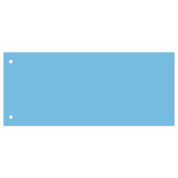 Разделители листов (полосы 240х105 мм) картонные, КОМПЛЕКТ 100 штук, голубые, BRAUBERG, 223973 - Разделители