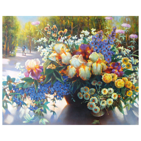 Картина по номерам 40х50 см, ОСТРОВ СОКРОВИЩ "Свидание", на подрамнике, акрил, кисти - Картины по номерам