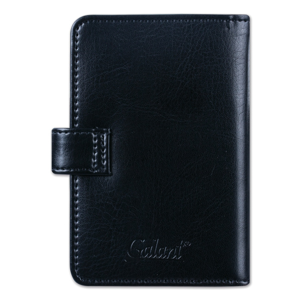 Визитница/кредитница однорядная GALANT "Ritter", на 24 карты, под гладкую кожу, застежка, черная, 235400 - Визитницы и кредитницы однорядные карманные