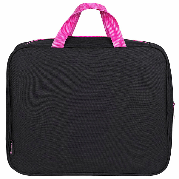 Папка на молнии с ручками BRAUBERG А4, 1 отделение, полиэстер, 80 мм, "Pop style", 271480 - Папки-сумки с ручками