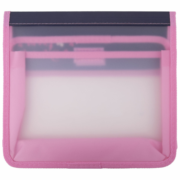 Папка для тетрадей ЮНЛАНДИЯ А5, пластик, 2 отделения, клапан на липучке, "Dream Team", 271490 - Папки для тетрадей и уроков труда