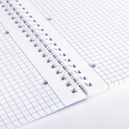 Тетради КОМПЛЕКТ 2 шт., А4, 96 л., BRAUBERG гребень, клетка, глянцевый лак, "Dark", 404390 - Тетради формата А4