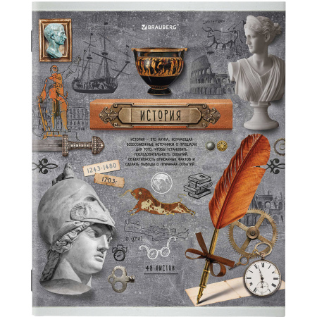 Тетради предметные, КОМПЛЕКТ 10 ПРЕДМЕТОВ, "COLLAGE", 48 листов, TWIN лак, BRAUBERG, 404030 - Тетради предметные