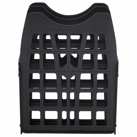 Лоток для бумаг веерный BRAUBERG-SMART, 7-ми секционный, сетчатый, черный, 231143 - Лотки и подставки секционные