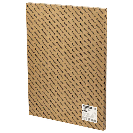 Пенокартон матовый, 50х70 см, толщина 5 мм, белый, КОМПЛЕКТ 5 листов, BRAUBERG, 112471 - Пенокартон