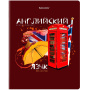 Тетрадь предметная со справочным материалом ORIGINAL 48 л., TWIN лак, АНГЛИЙСКИЙ ЯЗЫК, клетка, BRAUBERG, 404299 - Тетради предметные