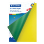 Цветная бумага А4 офсетная, 16 листов 8 цветов, на скобе, BRAUBERG, 200х275 мм, "Космос", 129919 - Цветная бумага