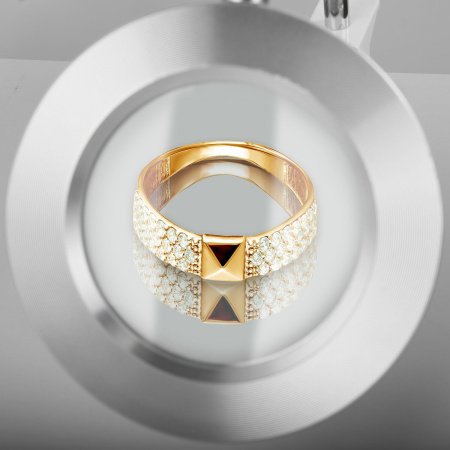 Лупа настольная на прищепке с LED ПОДСВЕТКОЙ, диаметр 75 мм, увеличение 3, BRAUBERG, 455931 - Лупы