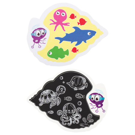 Набор для творчества 2 в 1 "Гравюра-аппликация", "Забавные животные", 3 основы, ЮНЛАНДИЯ, 662397 - Создание аппликаций