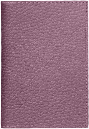 Обложка для паспорта натуральная кожа флоттер, кожаный уголок, лавандовая, BRAUBERG, 238864 - Обложки для паспорта