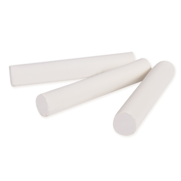 Мел белый мягкое письмо, набор 24 шт., круглый, BRAUBERG, 227439 - Мелки