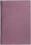 Обложка для паспорта натуральная кожа флоттер, кожаный уголок, лавандовая, BRAUBERG, 238864 - Обложки для паспорта