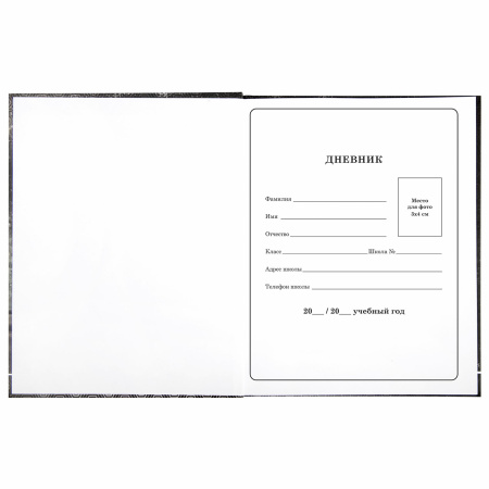 Дневник 1-4 класс 48 л., твердый, BRAUBERG, выборочный лак, с подсказом, "Крутой байк", 106362 - Дневники для младших классов