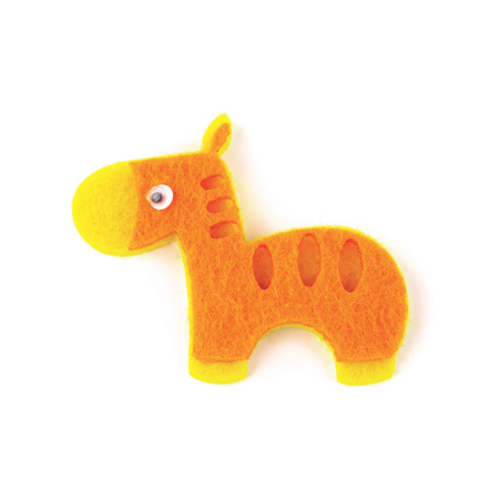 Наклейки из фетра "Лошадки", 6 шт., ассорти, ОСТРОВ СОКРОВИЩ, 661493 - Наклейки для творчества