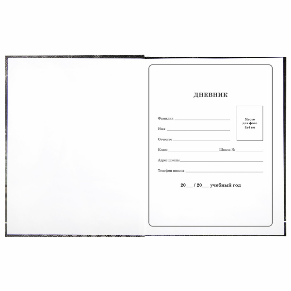 Дневник 1-4 класс 48 л., твердый, BRAUBERG, выборочный лак, с подсказом, "Крутой байк", 106362 - Дневники для младших классов