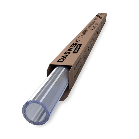 Коврик-подкладка, скатерть ПВХ прозрачная, гибкое/мягкое стекло, 140х60 см, 0,5 мм, DASWERK, 607667 - Коврики настольные