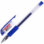 Ручка гелевая с грипом BRAUBERG "EXTRA GT", СИНЯЯ, стандартный узел 0,5 мм, линия 0,35 мм, 143915 - Ручки гелевые неавтоматические