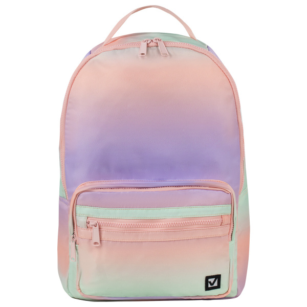 Рюкзак BRAUBERG MULTICOLOR универсальный, нейлон, "Gradient", 43х28х14 см, 229889 - Рюкзаки городские для старшеклассников и студентов