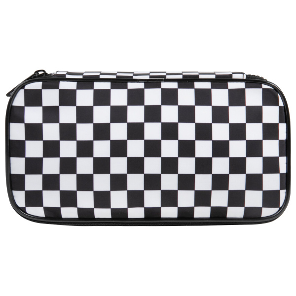 Пенал-органайзер BRAUBERG, 1 отделение, полиэстер, 22x11,5x6 см, "Black and white", 271572 - Пеналы мягкие