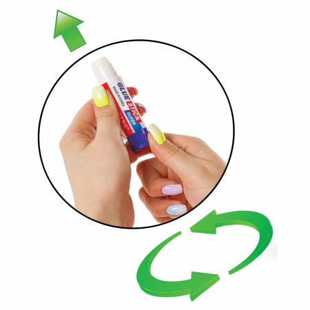 Клей-карандаш BRAUBERG SUPER, 8 г, ЮЖНАЯ КОРЕЯ, 1 шт, 229540 - Клей-карандаш